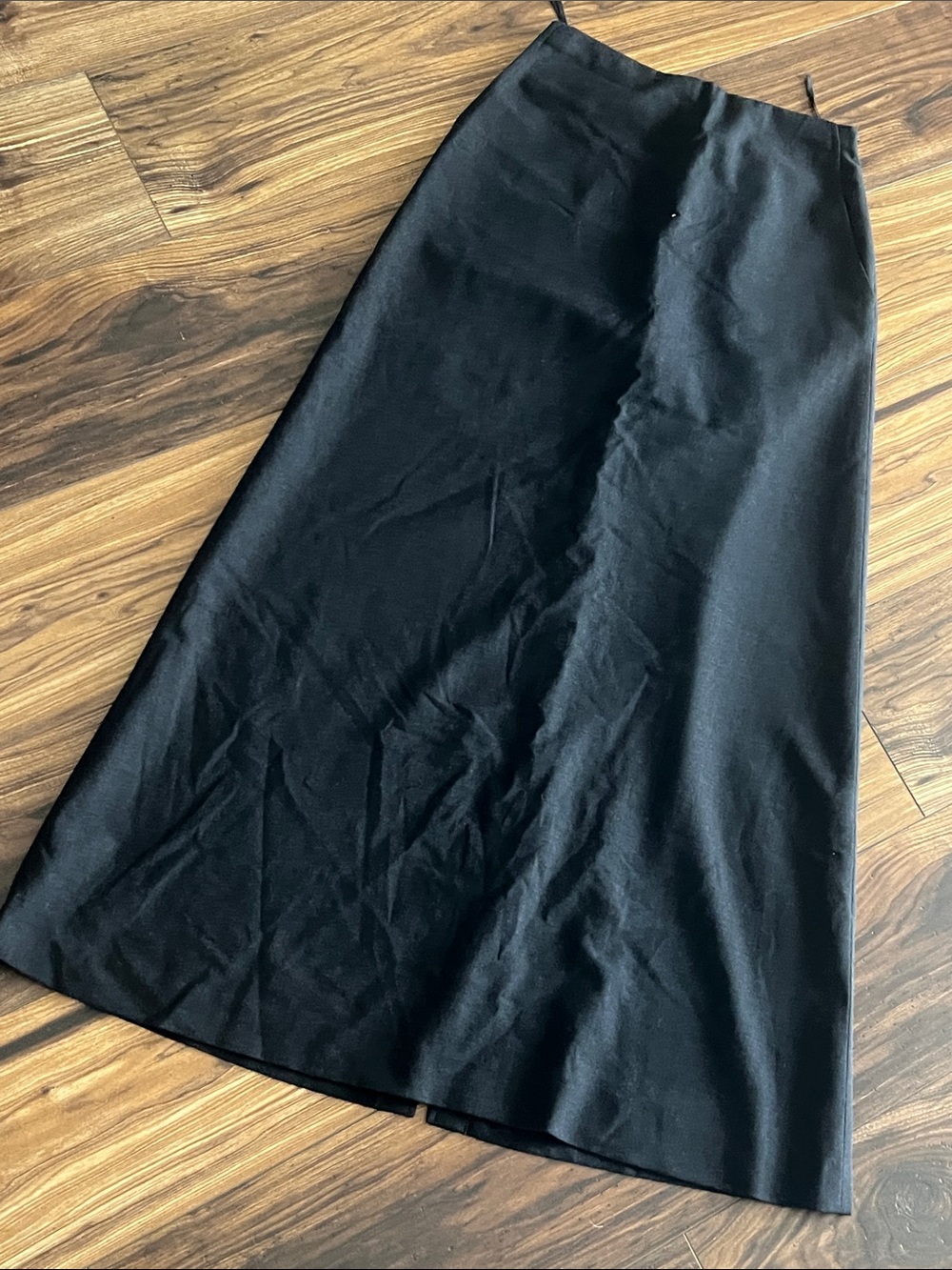 Banana Republic grey blue undertone A-Line Maxi Skirt